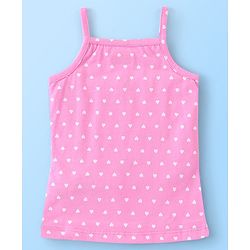 Babyhug 100% Cotton Slips Heart Print Pack of 3 - Multicolour