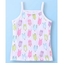 Babyhug 100% Cotton Slips Heart Print Pack of 3 - Multicolour