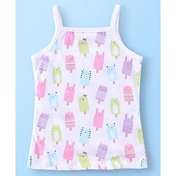Babyhug 100% Cotton Slips Heart Print Pack of 3 - Multicolour
