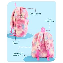 Babyhug Unicorn Soft Fur Bag Height 12.9 Inch (Colour May Vary)