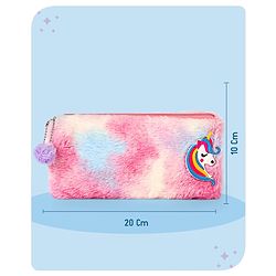 Babyhug Unicorn Pencil Pouch -Multicolor