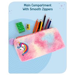 Babyhug Unicorn Pencil Pouch -Multicolor
