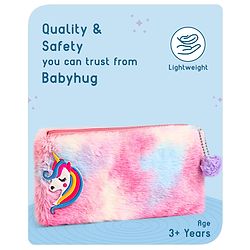Babyhug Unicorn Pencil Pouch -Multicolor
