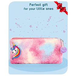 Babyhug Unicorn Pencil Pouch -Multicolor