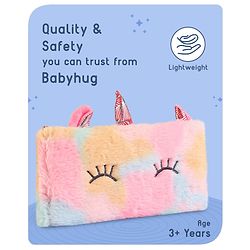 Babyhug Unicorn Applique Fur Pencil Pouch  (Colour & Print May Vary)