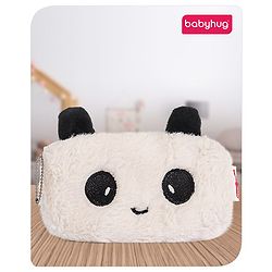 Babyhug Panda Pencil Pouch -Multicolor