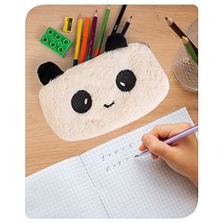 Babyhug Panda Pencil Pouch -Multicolor