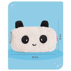 Babyhug Panda Pencil Pouch -Multicolor