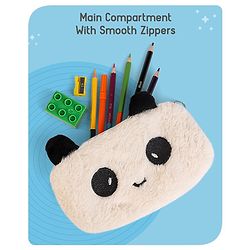 Babyhug Panda Pencil Pouch -Multicolor