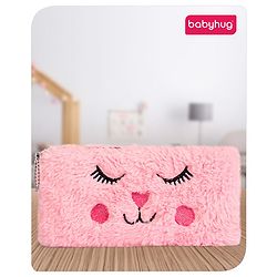 Babyhug Cat Pencil Pouch - Pink