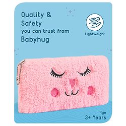 Babyhug Cat Pencil Pouch - Pink