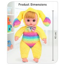 Babyhug Ear Moving Doll with Music - Yellow
