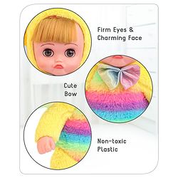 Babyhug Ear Moving Doll with Music - Yellow