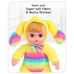 Babyhug Ear Moving Doll with Music - Yellow