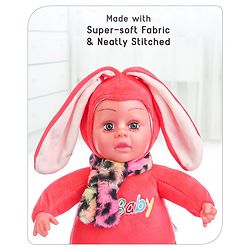 Babyhug Rabbit Standing Doll (Colour may Vary) - Height 35.5 cm