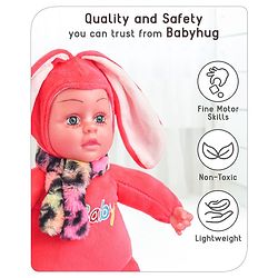 Babyhug Rabbit Standing Doll (Colour may Vary) - Height 35.5 cm