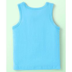 Babyhug 100% Cotton Knit Sleeveless Striped & Fish Printed Sando Pack of 3 - Multicolour