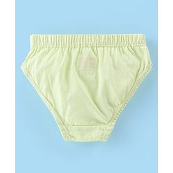 Babyhug 100% Cotton Panties Heart & Popsicle Print Pack of 3- Pink Green & White