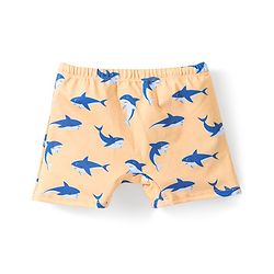 Babyhug Cotton Short Swimming Trunk Dolphin Printed - Orange