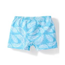 Babyhug Swimming Trunk Leaf Print -  Blue