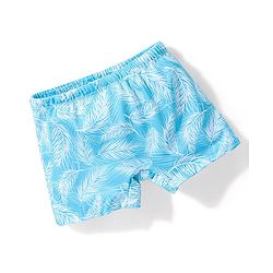 Babyhug Swimming Trunk Leaf Print -  Blue