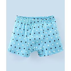Babyhug 100% Cotton Star Printed Trunk Pack of 5 - Multicolour