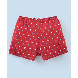 Babyhug 100% Cotton Star Printed Trunk Pack of 5 - Multicolour