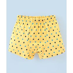 Babyhug 100% Cotton Star Printed Trunk Pack of 5 - Multicolour