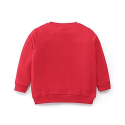 Babyhug Cotton Knit Full Sleeves Sweatshirt with Text Graphic Design Pack of 2 - Multicolour