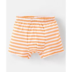 Babyhug 100% Cotton Knit Striped & Fish Printed Trunks Pack of 3 - Multicolour
