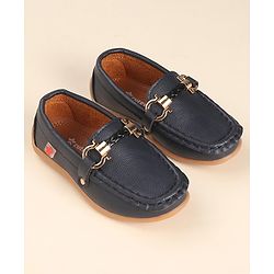 Cute Walk by Babyhug Slip Ons Party Wear Shoes - Navy Blue