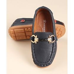 Cute Walk by Babyhug Slip Ons Party Wear Shoes - Navy Blue