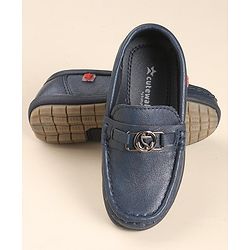 Cute Walk by Babyhug Slip On Loafers - Navy Blue