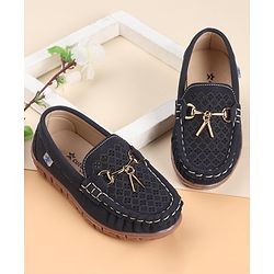 Cute Walk by Babyhug Formal Slip On Shoes - Blue