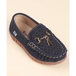 Cute Walk by Babyhug Formal Slip On Shoes - Blue