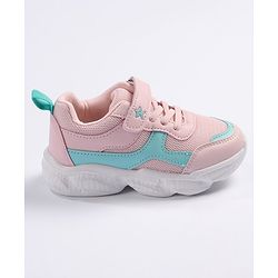 Cute Walk by Babyhug Velcro Closure Sports Shoes - Pink