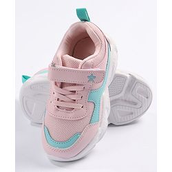 Cute Walk by Babyhug Velcro Closure Sports Shoes - Pink