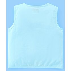 Babyhug Cotton Sleeveless Front Open Jhabla with Dolphin Print Pack of 5 - Multicolour