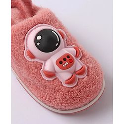 Cute Walk by Babyhug Slip On Winter Booties Space Suit Applique - Grey