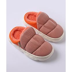 Cute Walk by Babyhug Slip On Solid Winter Booties - Pink