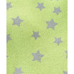 Babyhug Knit Full Sleeves Sweater With Star Print - Green