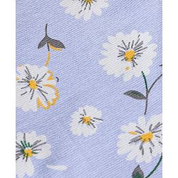 Babyhug Cotton Lycra Full Length Leggings Floral Print Pack of 3 - Pink Yellow & Blue