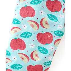 Babyhug Cotton Lycra Full Length Solid & Floral Printed Leggings Pack of 3 - Multicolour