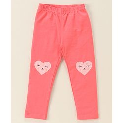 Babyhug Cotton Lycra Knit Full Length Solid Color Stretchable Leggings Pack of 5 - Multicolor