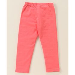 Babyhug Cotton Lycra Knit Full Length Solid Color Stretchable Leggings Pack of 5 - Multicolor