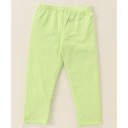 Babyhug Cotton Lycra Knit Full Length Solid Color Stretchable Leggings Pack of 5 - Multicolor