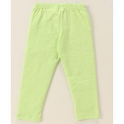 Babyhug Cotton Lycra Knit Full Length Solid Color Stretchable Leggings Pack of 5 - Multicolor