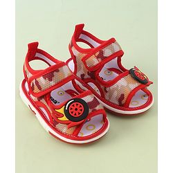 Cute Walk by Babyhug Velcro Closure Sandals - Red