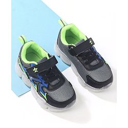 Cute Walk by BabyhugSneakers With Velcro Closure Solid - Green