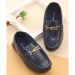 Cute Walk by Babyhug Slip On Party Shoes - Blue